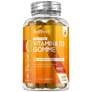 Confezione Integratore Vitamina D3 Gummies WeightWorld