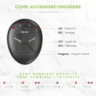 Istruzioni Telecomando Elettrostimolatore addominale WeightWorld