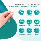 Tutti gli elementi contenuti nell’integratore Calcio Magnesio e Zinco di WeightWorld