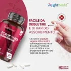 Dimensioni delle capsule di Forskolina, piccole e facili da deglutire