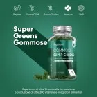 Super Greens 90 Gummies al gusto di Lampone e Mirtillo