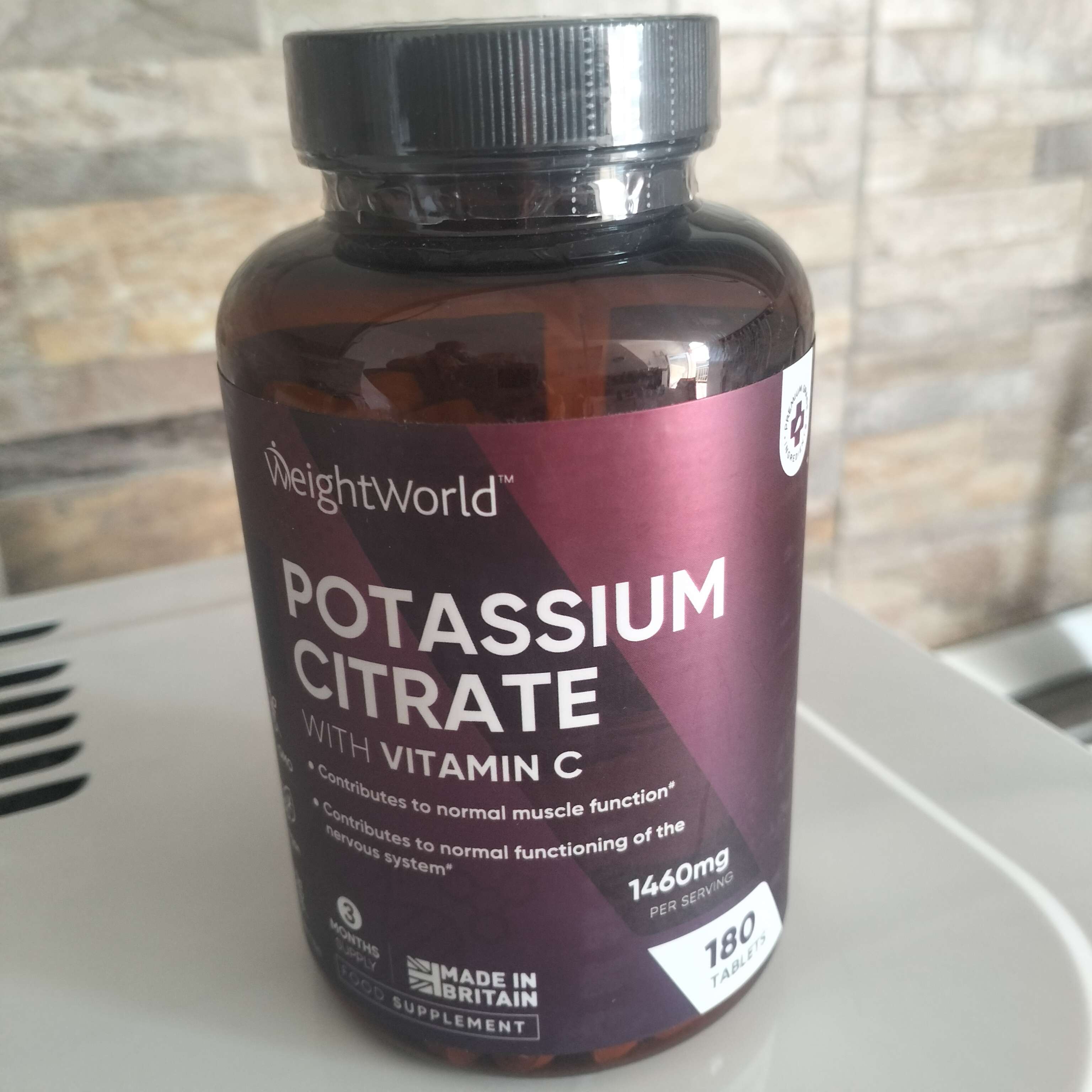 Citrate De Potassium 605 Mg - 120 Capsules Vita World (Fabriqué En Allemagne)